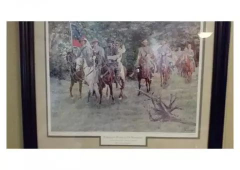 Civil War Art Prints Framed